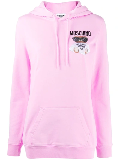 推荐MOSCHINO 女士粉色连帽卫衣 V1709-5527-1222商品