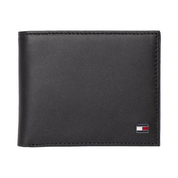Tommy Hilfiger | Tommy Hilfiger Eton Small Embossed Bifold Wallet - Black商品图片,