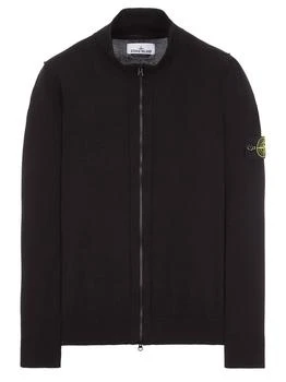 Stone Island | Stone Island Logo Patch Zipped Sweatshirt 7.6折起