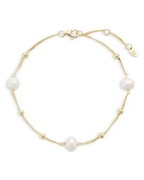 Argento Vivo | Freshwater Pearl Link Bracelet in 18K Gold Plated Sterling Silver,商家Bloomingdale's,价格¥326