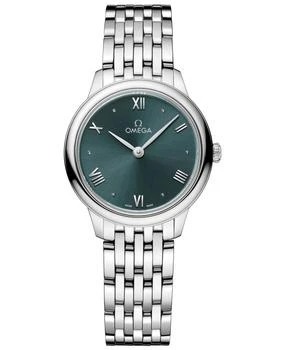 推荐Omega De Ville Prestige Quartz 27.5mm Green Dial Steel Women's Watch 434.10.28.60.10.001商品