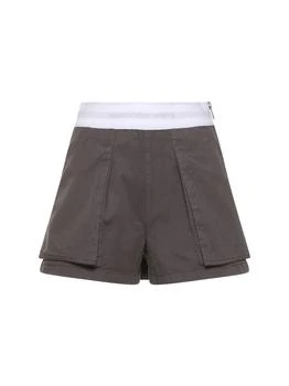 推荐High Waist Cotton Cargo Shorts商品