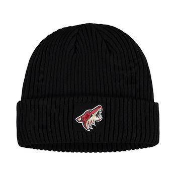 Adidas | Women's Black Arizona Coyotes Primary Logo Cuffed Knit Hat商品图片,7.1折