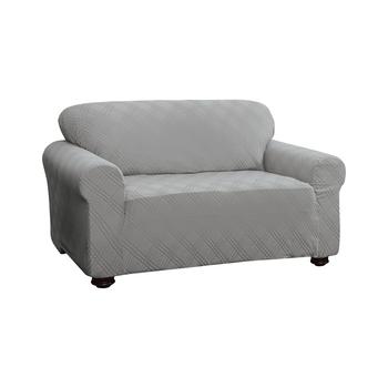 商品P/Kaufmann Home | Stretch Sensations Double Diamond Loveseat Cover,商家Macy's,价格¥397图片