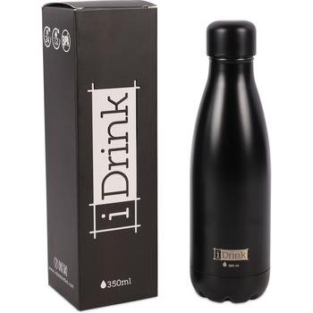 小黑瓶, iDrink | Logo drinking bottle 350ml in black商品图片 7.8折×额外7.5折, 额外七五折