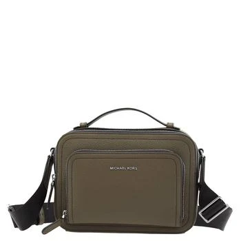 Michael Kors | Olive Men's Map Logo-Plaque Shoulder Bag 6.3折, 满$75减$5, 满减