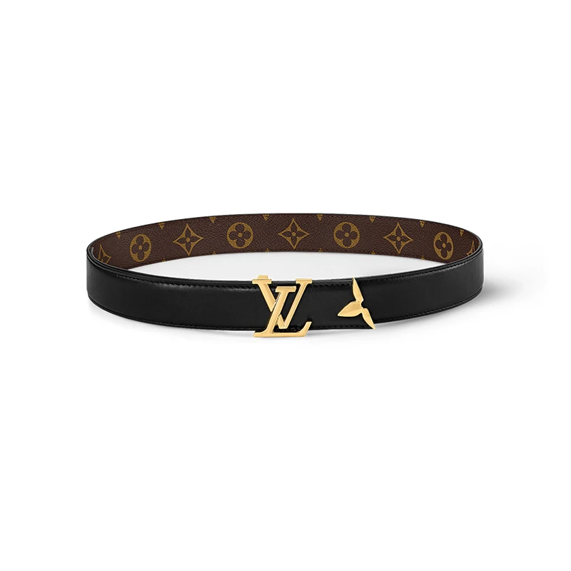 Louis Vuitton | LV/路易威登 24年款 Pretty系列女士黑色皮革双面腰带30mm,商家VPF,价格¥4568