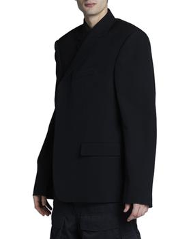 商品Balenciaga | Men's Phone Holder Solid Twill Suit Jacket,商家Neiman Marcus,价格¥9893图片