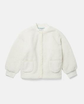 推荐Stella McCartney - Teddy Fleece Bomber Jacket, Woman, White, Size: 4商品