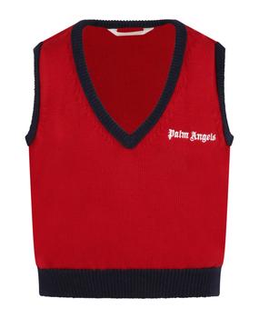 商品Red Vest For Boy With Logo图片