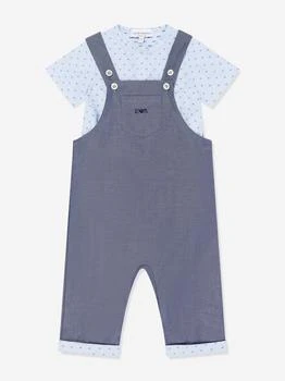 Emporio Armani | Emporio Armani Baby Boys Dungarees Romper in Blue,商家Childsplay Clothing,价格¥1494