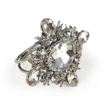 商品Trunkin' USA | Bold & Beautiful Jeweled Napkin Ring Silver,商家Verishop,价格¥265图片