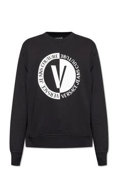 Versace | Versace Jeans Couture Logo Printed Crewneck Sweatshirt 6.7折