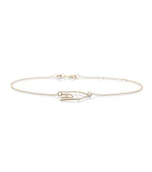 商品Aliita | 9kt gold bracelet with diamond,商家MyTheresa,价格¥2417图片