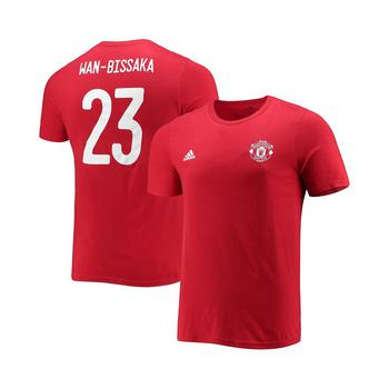 亚历山大王联名阿迪达斯, Adidas | Men's Aaron Wan-Bissaka Red Manchester United Amplifier Name and Number T-shirt商品图片 