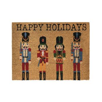 商品Nutcracker Happy Holidays Coir Doormat图片