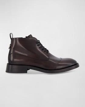 推荐Men's Side Zip Leather Chukka Boots商品