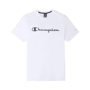 推荐Champion 男士白色圆领T恤 212687-WW001商品