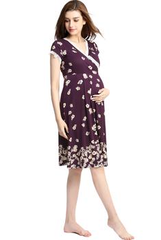 商品Kimi & Kai | Shae Maternity Nursing Night Gown,商家Lord & Taylor,价格¥487图片