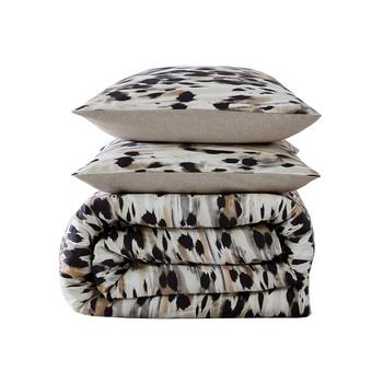 Kenneth Cole, Kenneth Cole | Abstract Leopard 3 Piece Full/Queen Comforter Set商品图片 
