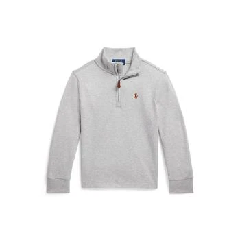 Ralph Lauren | Cotton Interlock Quarter-Zip Pullover (Toddler/Little Kids),商家Zappos,价格¥437