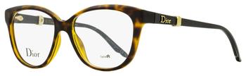 推荐Dior Women's Butterfly Eyeglasses CD3231 DZZ Havana/Black 51mm商品