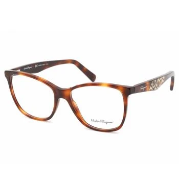 Salvatore Ferragamo | Salvatore Ferragamo Women's Eyeglasses - Tortoise Full-Rim Plastic Frame | SF2903 240 2.8折×额外9折x额外9.5折, 独家减免邮费, 额外九折, 额外九五折