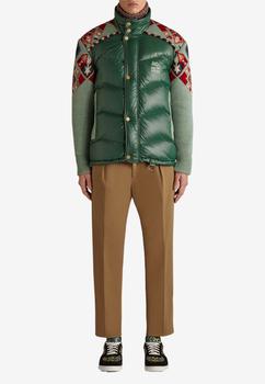 商品ETRO | Down Jacket with Knitted Sleeves,商家Thahab,价格¥14353图片