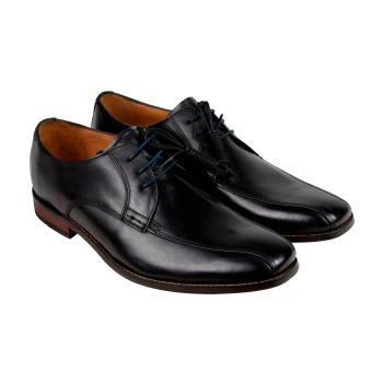 商品CLARKS 男士黑色皮革英伦风系带正装鞋 26116121图片