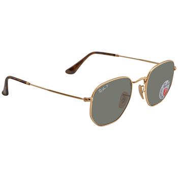 墨镜男真假, Ray-Ban | Hexagonal Flat Lenses Green Classic G-15 Unisex Sunglasses RB3548N 001/58 51商品图片 5.8折