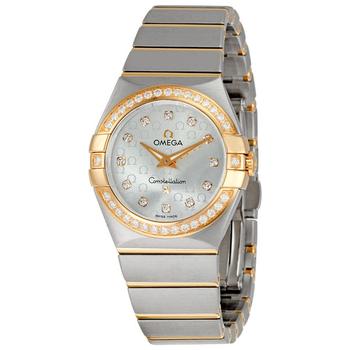 欧米茄星座怎么样, [二手商品] Omega | Pre-owned Omega Constellation Diamond Silver Dial Ladies Watch 123.25.27.60.52.001商品图片 3.7折