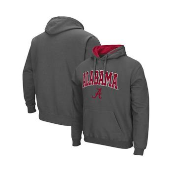 Colosseum | Men's Charcoal Alabama Crimson Tide Arch and Logo 3.0 Pullover Hoodie商品图片,7.4折