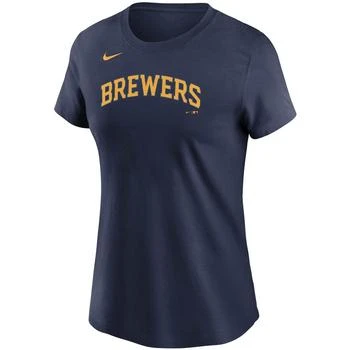 NIKE | Nike Brewers Wordmark T-Shirt - Women's 