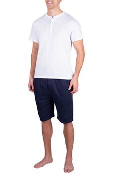 商品SLEEPHERO | Jersey Polo & Shorts 2-Piece PJ Set,商家Nordstrom Rack,价格¥174图片