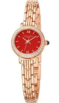 Lola Rose | Lola Rose Dainty Watch for Women: Rose Gloden Watch, Genuine Stainless Steel Strap, Wrapped by Stylish Gift Box - Vintage Present for Small Wrists 7.7折起, 独家减免邮费