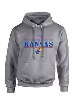 推荐NCAA Kansas Jayhawks University Type Hooded Sweatshirt商品