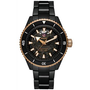 推荐Men's Swiss Automatic Captain Cook High Tech Ceramic Bracelet Watch 43mm商品