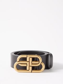 推荐BB-logo leather belt商品