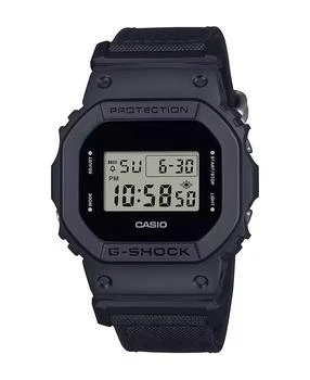 G-Shock | Men's Digital Black Cordura and Resin Watch, 42.8mm, DW5600BCE-1,商家Macy's,价格¥882