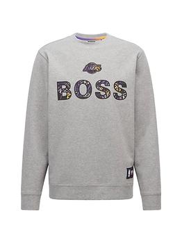 BOSS x NBA | Lakers Basketball Team Windmill Crewneck Sweatshirt商品图片,