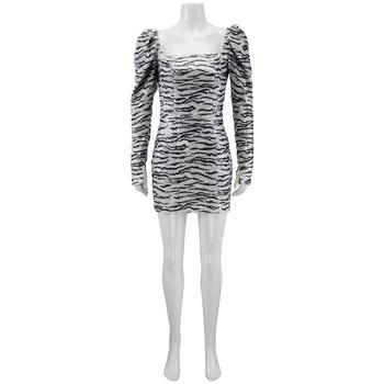 推荐In The Mood For Love fashion womens Leonardo Dress-Silver/ Zebra商品