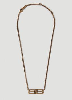 商品Balenciaga | Balenciaga License BB Logo Necklace,商家Cettire,价格¥2347图片
