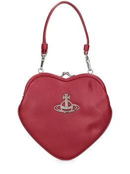 推荐Belle Heart Frame Faux Leather Bag商品