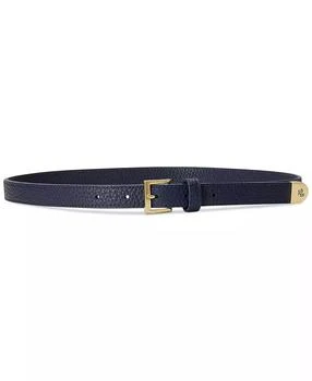 Ralph Lauren | 女士荔枝纹皮窄腰带,商家Macy's,价格¥481