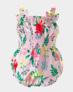 Rachel Riley | Girl's Botanical Floral Bubble One-Piece Swimsuit, Size 6M-24M,商家Neiman Marcus,价格¥484