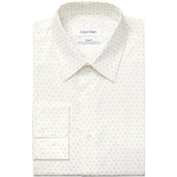 推荐Calvin Klein Mens Regular Fit Printed Dress Shirt商品