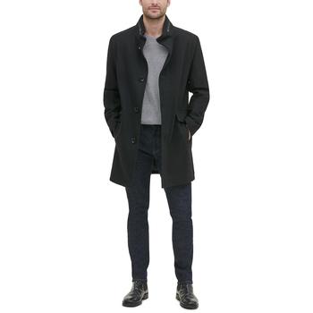 Kenneth Cole, Kenneth Cole | Kenneth Cole New York Mens Wool Blend Single Breasted Pea Coat商品图片 4.5折