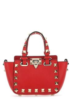 加拿大valentino包, Valentino | Valentino Garavani Rockstud Logo Detailed Mini Crossbody Bag商品图片 
