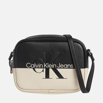 推荐Calvin Klein Jeans Two-Tone Faux Leather Camera Bag商品