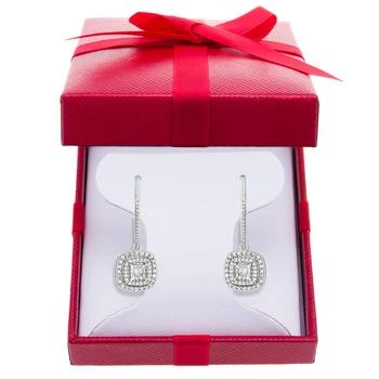 Macy's | Diamond Halo Drop Earrings (1/2 ct. t.w.) in Sterling Silver, 14k Rose Gold Sterling Silver & 14k Gold Sterling Silver.,商家Macy's,价格¥5473